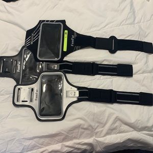 3 Brand new never used Fun Fit water resistant arm bands for cell while running